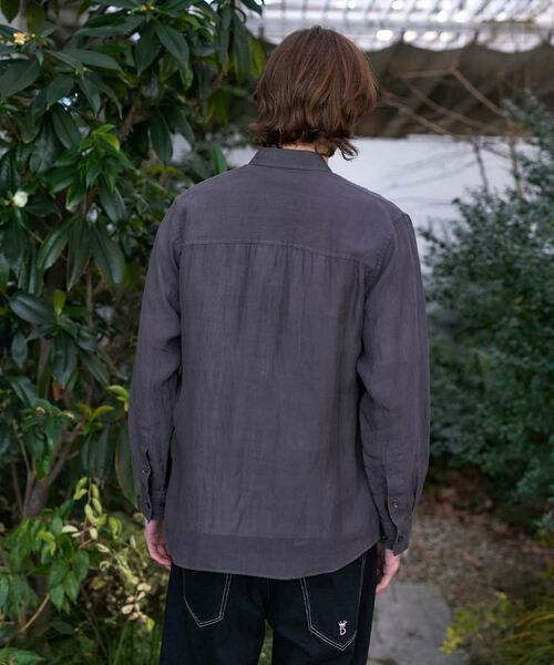 DRESSTERIOR / ドレステリア シャツ・ブラウス | ガーメンドダイ ピュアリネンシャツ | 詳細15