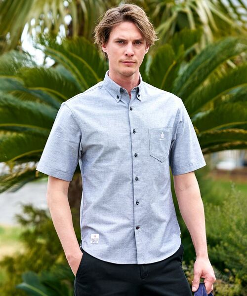 DRESSTERIOR / ドレステリア シャツ・ブラウス | ナイトエンブロイ オックスシャツ（グレー(012)）