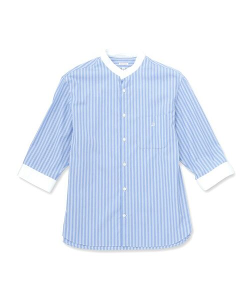 DRESSTERIOR / ドレステリア シャツ・ブラウス | バンドカラー ストライプスリークォーターシャツ | 詳細2