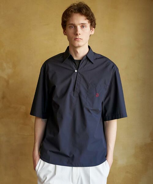 DRESSTERIOR / ドレステリア シャツ・ブラウス | イージーケア シャツプルオーバー（ネイビー(094)）