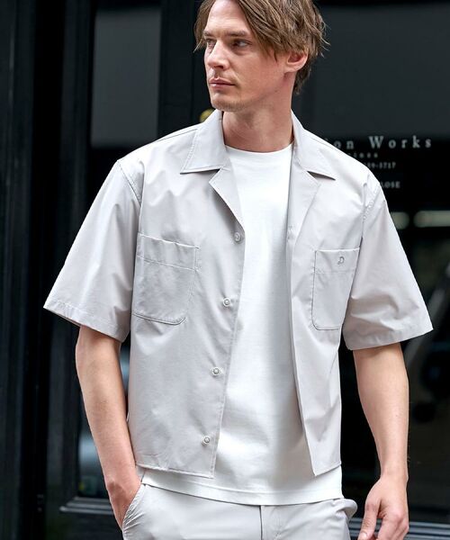 DRESSTERIOR / ドレステリア シャツ・ブラウス | 【セットアップ可】SOLOTEX ストレッチオープンカラーシャツ | 詳細3