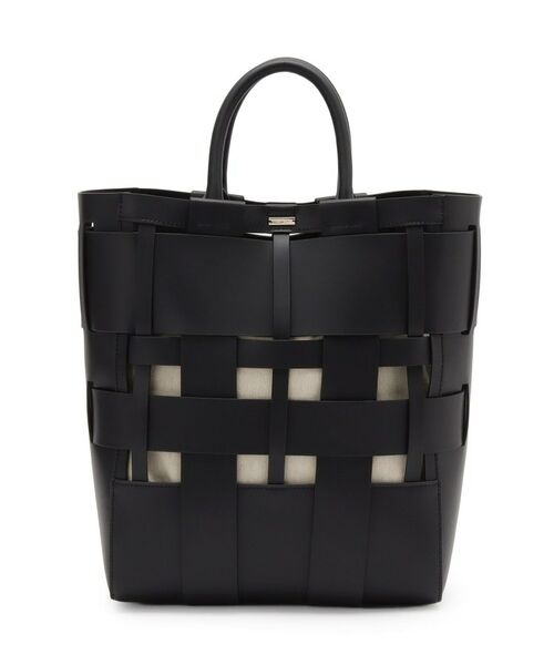 DRESSTERIOR / ドレステリア トートバッグ | ウーヴンレザートートバック（ブラック(019)）