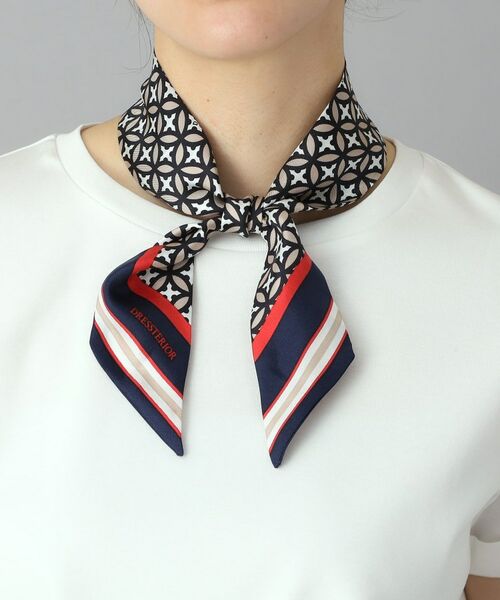 DRESSTERIOR / ドレステリア バンダナ・スカーフ | オーバーラップサークルツイリースカーフ | 詳細7