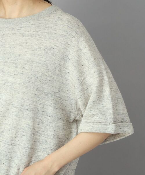 DRESSTERIOR / ドレステリア カットソー | 【ウォッシャブル/セットアップ可】リネン混裏毛ドロストプルオーバー | 詳細10