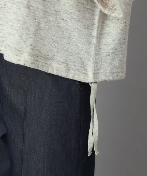 DRESSTERIOR / ドレステリア カットソー | 【ウォッシャブル/セットアップ可】リネン混裏毛ドロストプルオーバー | 詳細12