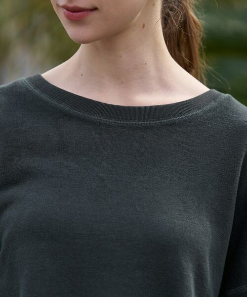 DRESSTERIOR / ドレステリア カットソー | 【ウォッシャブル/セットアップ可】リネン混裏毛ドロストプルオーバー | 詳細15