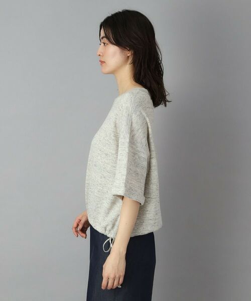 DRESSTERIOR / ドレステリア カットソー | 【ウォッシャブル/セットアップ可】リネン混裏毛ドロストプルオーバー | 詳細6