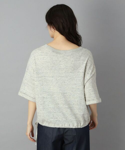 DRESSTERIOR / ドレステリア カットソー | 【ウォッシャブル/セットアップ可】リネン混裏毛ドロストプルオーバー | 詳細7