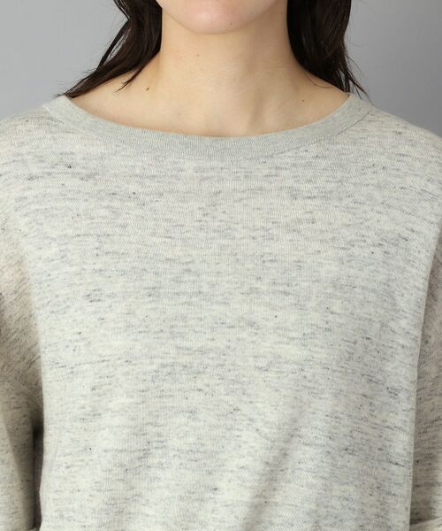 DRESSTERIOR / ドレステリア カットソー | 【ウォッシャブル/セットアップ可】リネン混裏毛ドロストプルオーバー | 詳細9