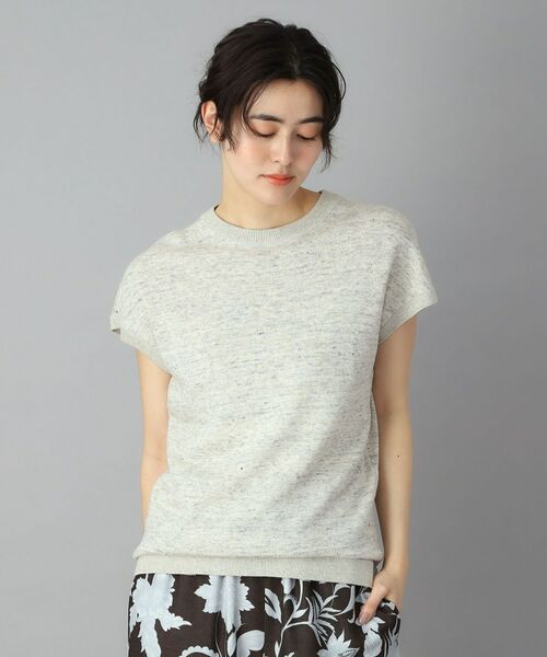 DRESSTERIOR / ドレステリア カットソー | 【ウォッシャブル/セットアップ可】リネン混裏毛フレンチプルオーバー | 詳細3