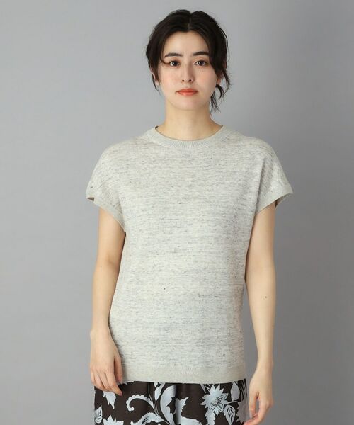 DRESSTERIOR / ドレステリア カットソー | 【ウォッシャブル/セットアップ可】リネン混裏毛フレンチプルオーバー | 詳細4