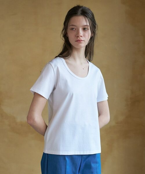 DRESSTERIOR / ドレステリア Tシャツ | 【接触冷感/抗菌防臭/UVカット機能】COOL DEODORANT JERSEY UネックTシャツ | 詳細2