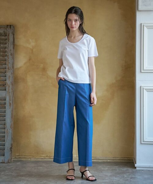 DRESSTERIOR / ドレステリア Tシャツ | 【接触冷感/抗菌防臭/UVカット機能】COOL DEODORANT JERSEY UネックTシャツ | 詳細3