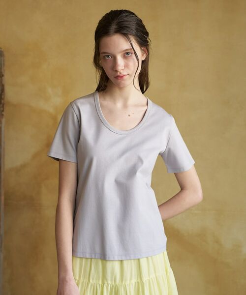 DRESSTERIOR / ドレステリア Tシャツ | 【接触冷感/抗菌防臭/UVカット機能】COOL DEODORANT JERSEY UネックTシャツ | 詳細4