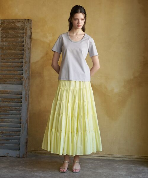 DRESSTERIOR / ドレステリア Tシャツ | 【接触冷感/抗菌防臭/UVカット機能】COOL DEODORANT JERSEY UネックTシャツ | 詳細5