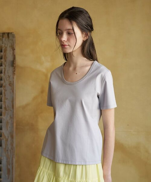 DRESSTERIOR / ドレステリア Tシャツ | 【接触冷感/抗菌防臭/UVカット機能】COOL DEODORANT JERSEY UネックTシャツ | 詳細6