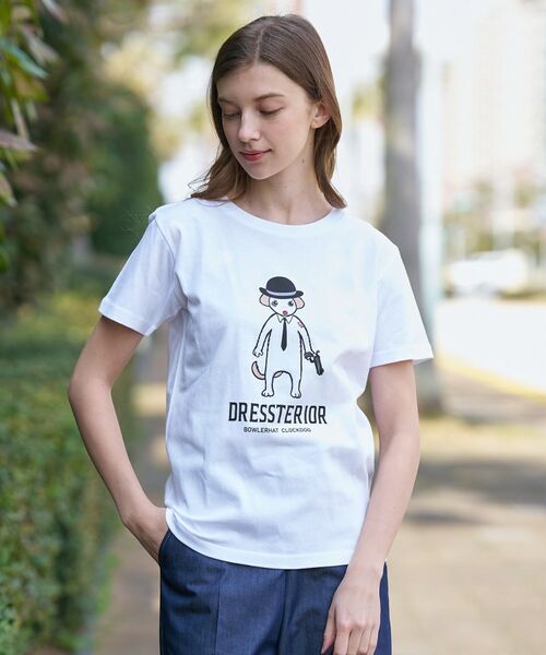 DRESSTERIOR / ドレステリア Tシャツ | EC&ルクア限定ボーラーハットクロックドッグTシャツ | 詳細1