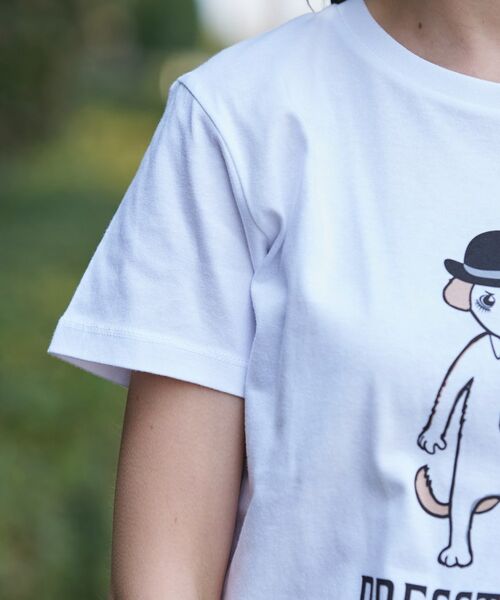DRESSTERIOR / ドレステリア Tシャツ | EC&ルクア限定ボーラーハットクロックドッグTシャツ | 詳細7