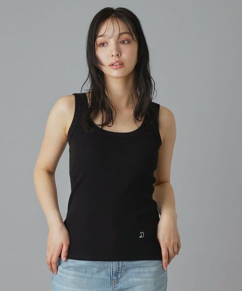 DRESSTERIOR / ドレステリア キャミソール・チューブトップ | ランダムテレコタンクトップ（ブラック(019)）