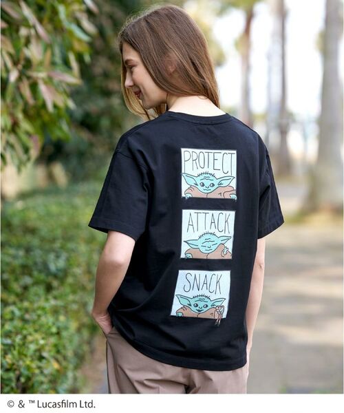 DRESSTERIOR / ドレステリア Tシャツ | 【接触冷感/ドライタッチ素材】STAR WARS BACKPRINT T（ブラック(019)）