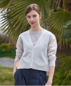 ウォッシャブルシアーカーディガン