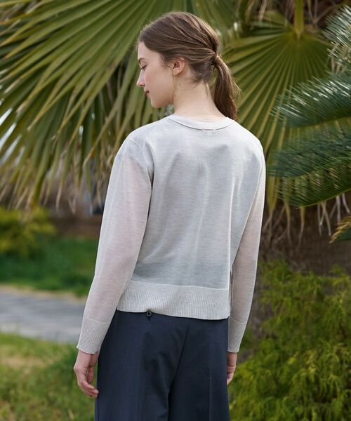 DRESSTERIOR / ドレステリア カーディガン・ボレロ | ウォッシャブルシアーカーディガン | 詳細11