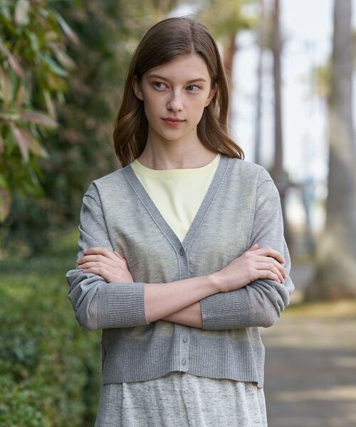 DRESSTERIOR / ドレステリア カーディガン・ボレロ | ウォッシャブルシアーカーディガン | 詳細12