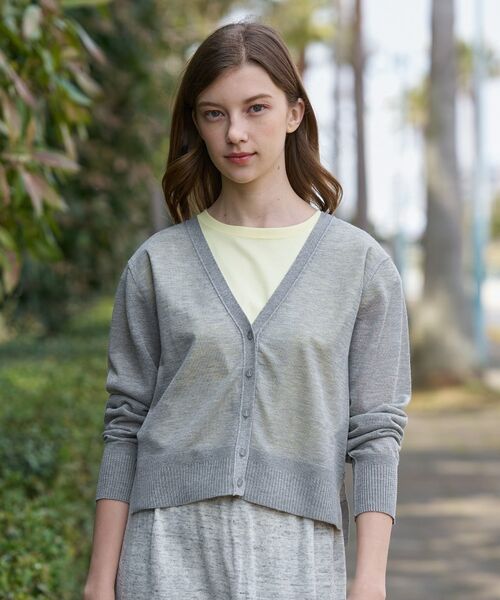 DRESSTERIOR / ドレステリア カーディガン・ボレロ | ウォッシャブルシアーカーディガン | 詳細13
