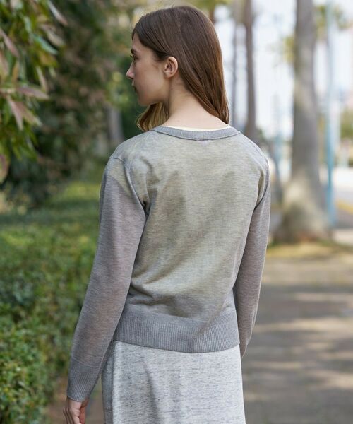 DRESSTERIOR / ドレステリア カーディガン・ボレロ | ウォッシャブルシアーカーディガン | 詳細17