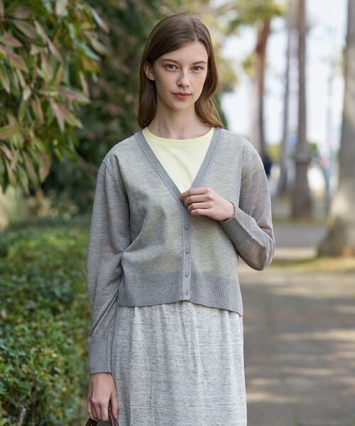 DRESSTERIOR / ドレステリア カーディガン・ボレロ | ウォッシャブルシアーカーディガン | 詳細3