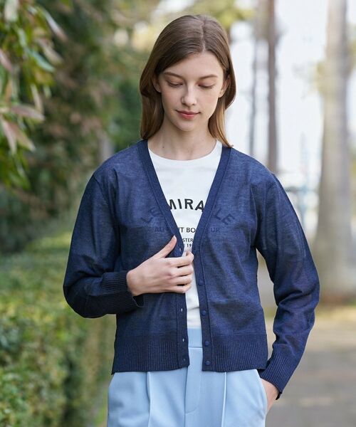 DRESSTERIOR / ドレステリア カーディガン・ボレロ | ウォッシャブルシアーカーディガン | 詳細5