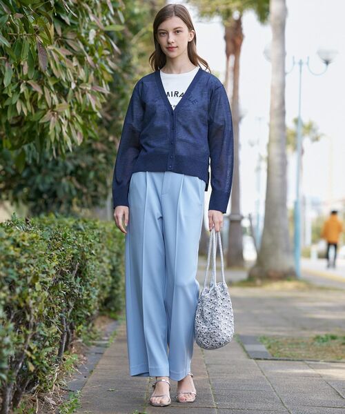 DRESSTERIOR / ドレステリア カーディガン・ボレロ | ウォッシャブルシアーカーディガン | 詳細6