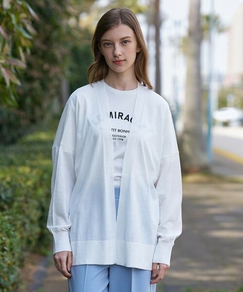 DRESSTERIOR / ドレステリア カーディガン・ボレロ | ウォッシャブル スピンコットン カーディガン | 詳細1