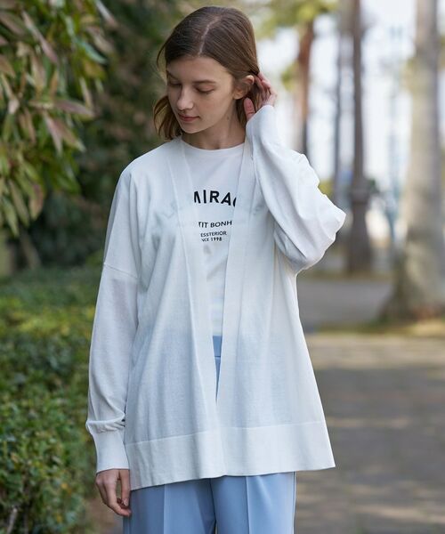 DRESSTERIOR / ドレステリア カーディガン・ボレロ | ウォッシャブル スピンコットン カーディガン | 詳細2