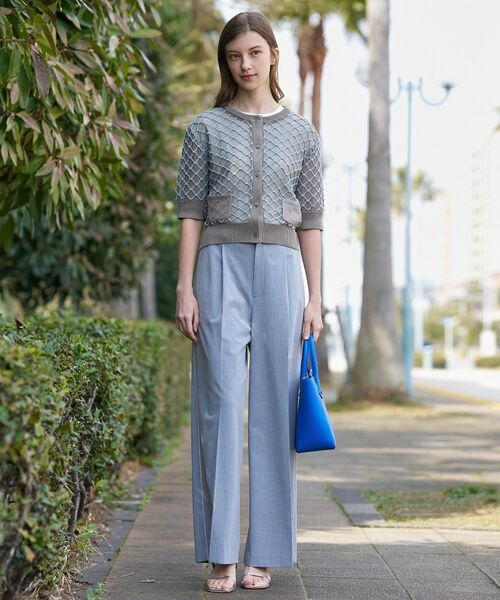 DRESSTERIOR / ドレステリア カーディガン・ボレロ | フィッシュネットニットシャツカーディガン | 詳細12