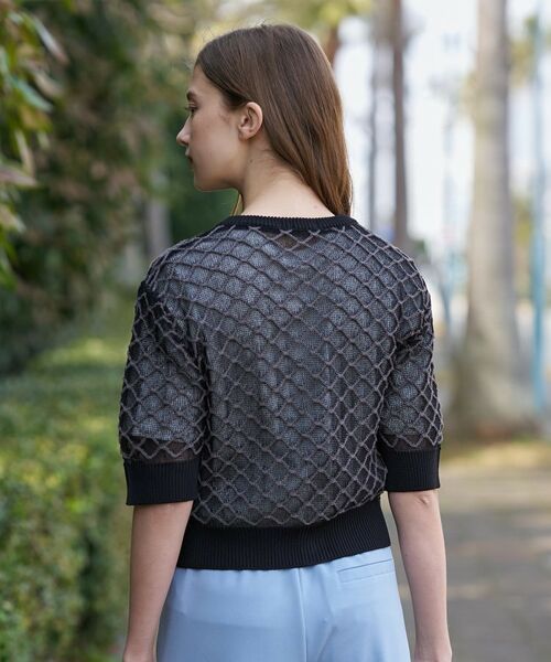 DRESSTERIOR / ドレステリア カーディガン・ボレロ | フィッシュネットニットシャツカーディガン | 詳細17