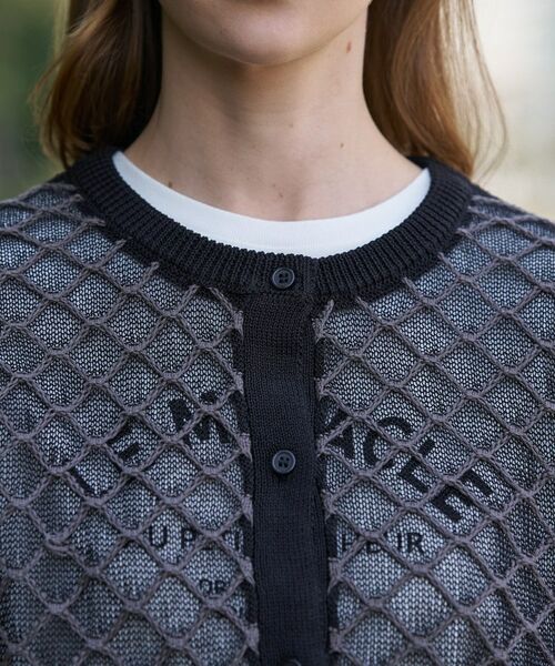DRESSTERIOR / ドレステリア カーディガン・ボレロ | フィッシュネットニットシャツカーディガン | 詳細22