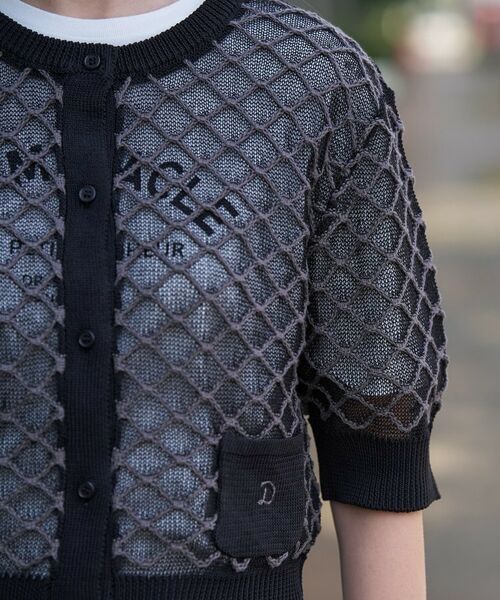 DRESSTERIOR / ドレステリア カーディガン・ボレロ | フィッシュネットニットシャツカーディガン | 詳細23