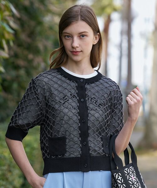 DRESSTERIOR / ドレステリア カーディガン・ボレロ | フィッシュネットニットシャツカーディガン | 詳細3