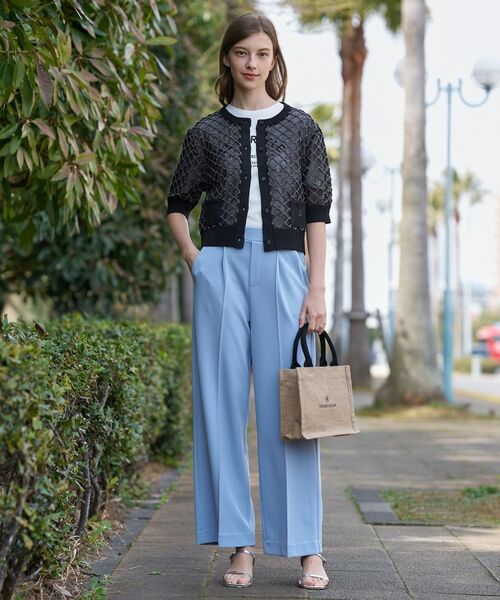 DRESSTERIOR / ドレステリア カーディガン・ボレロ | フィッシュネットニットシャツカーディガン | 詳細4