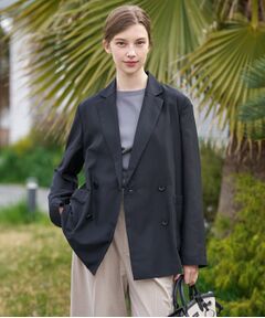 クールタッチ リネンブレンドシアージャケット