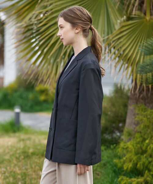 DRESSTERIOR / ドレステリア テーラードジャケット | クールタッチ リネンブレンドシアージャケット | 詳細10