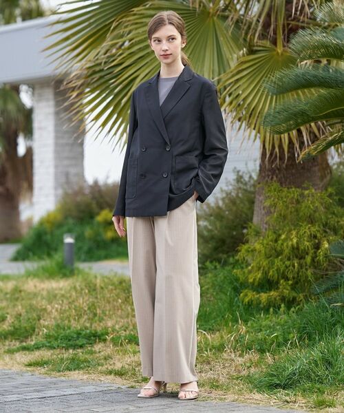 DRESSTERIOR / ドレステリア テーラードジャケット | クールタッチ リネンブレンドシアージャケット | 詳細11