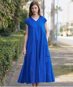 DRESSTERIOR / ドレステリア ロング・マキシ丈ワンピース | コットンローンフレンチスリーブワンピ