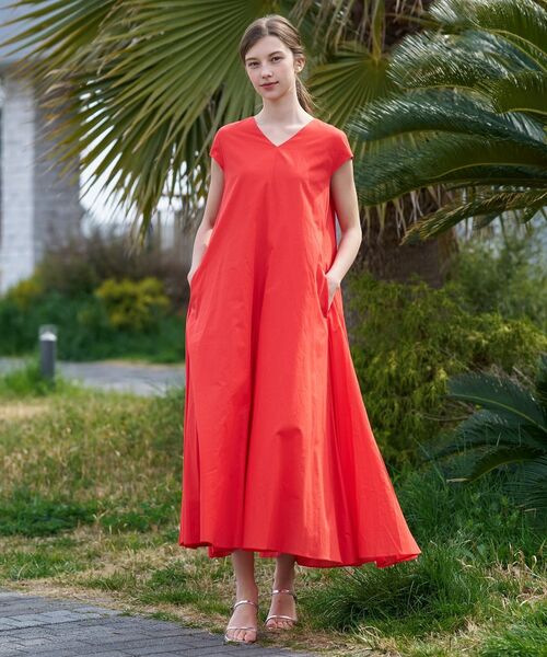 DRESSTERIOR / ドレステリア ロング・マキシ丈ワンピース | コットンローンフレンチスリーブワンピ | 詳細13