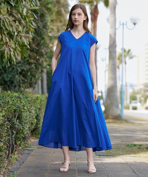 DRESSTERIOR / ドレステリア ロング・マキシ丈ワンピース | コットンローンフレンチスリーブワンピ | 詳細14