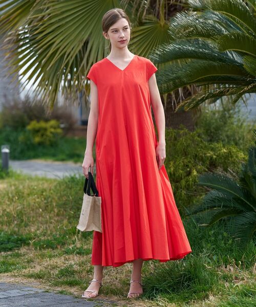 DRESSTERIOR / ドレステリア ロング・マキシ丈ワンピース | コットンローンフレンチスリーブワンピ | 詳細4