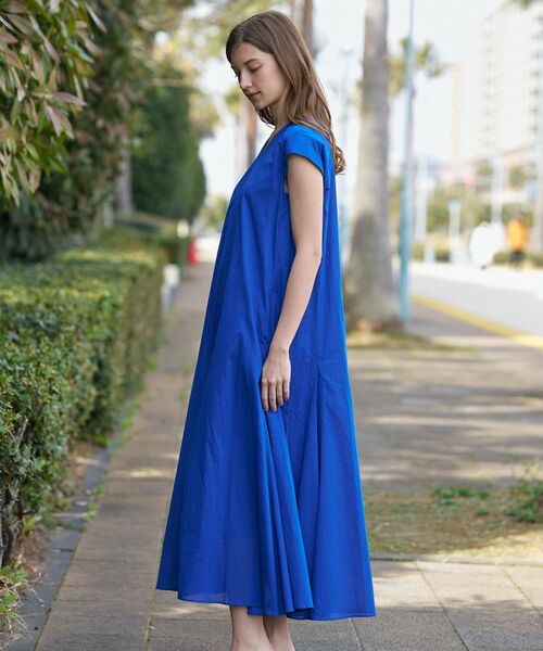 DRESSTERIOR / ドレステリア ロング・マキシ丈ワンピース | コットンローンフレンチスリーブワンピ | 詳細5