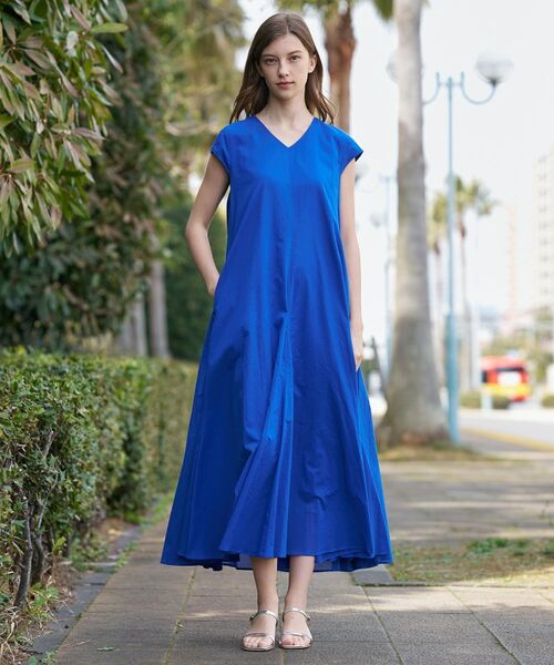 DRESSTERIOR / ドレステリア ロング・マキシ丈ワンピース | コットンローンフレンチスリーブワンピ | 詳細6