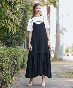 DRESSTERIOR / ドレステリア ロング・マキシ丈ワンピース | ワッシャーボリュームフレアキャミワンピース